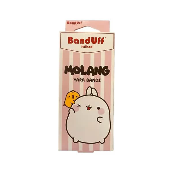 Banduff Molang Pinky Adhesive Bandages for Skin Protection 10 Count