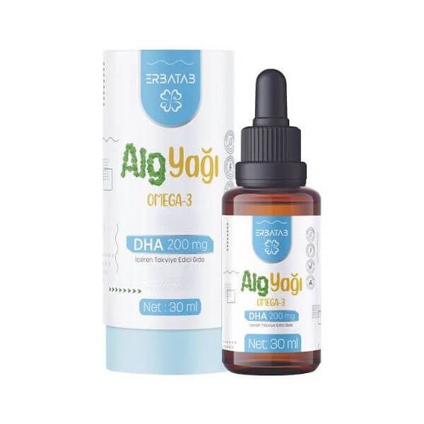 Erbatab Algae Oil Omega-3 Plant-Based Supplement 30 ml