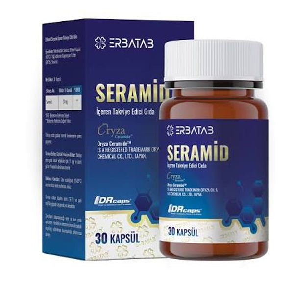 Erbatab Ceramide Dietary Supplement 30 Capsules