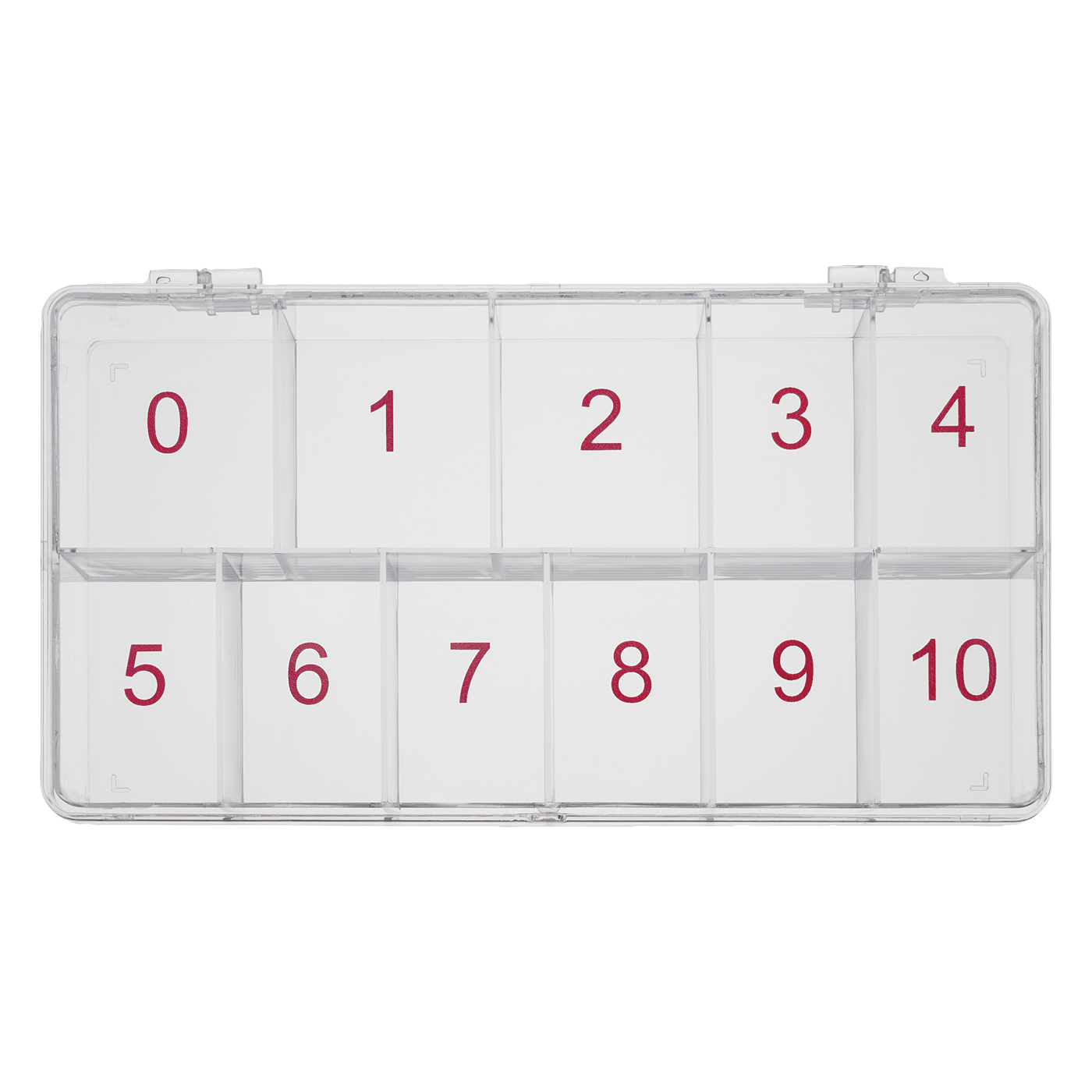 Nail Tip Box - Clear Empty