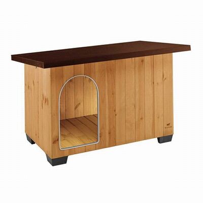 Ferplast Baita 120 Wooden Outdoor Dog House Large Breed 141x87cm