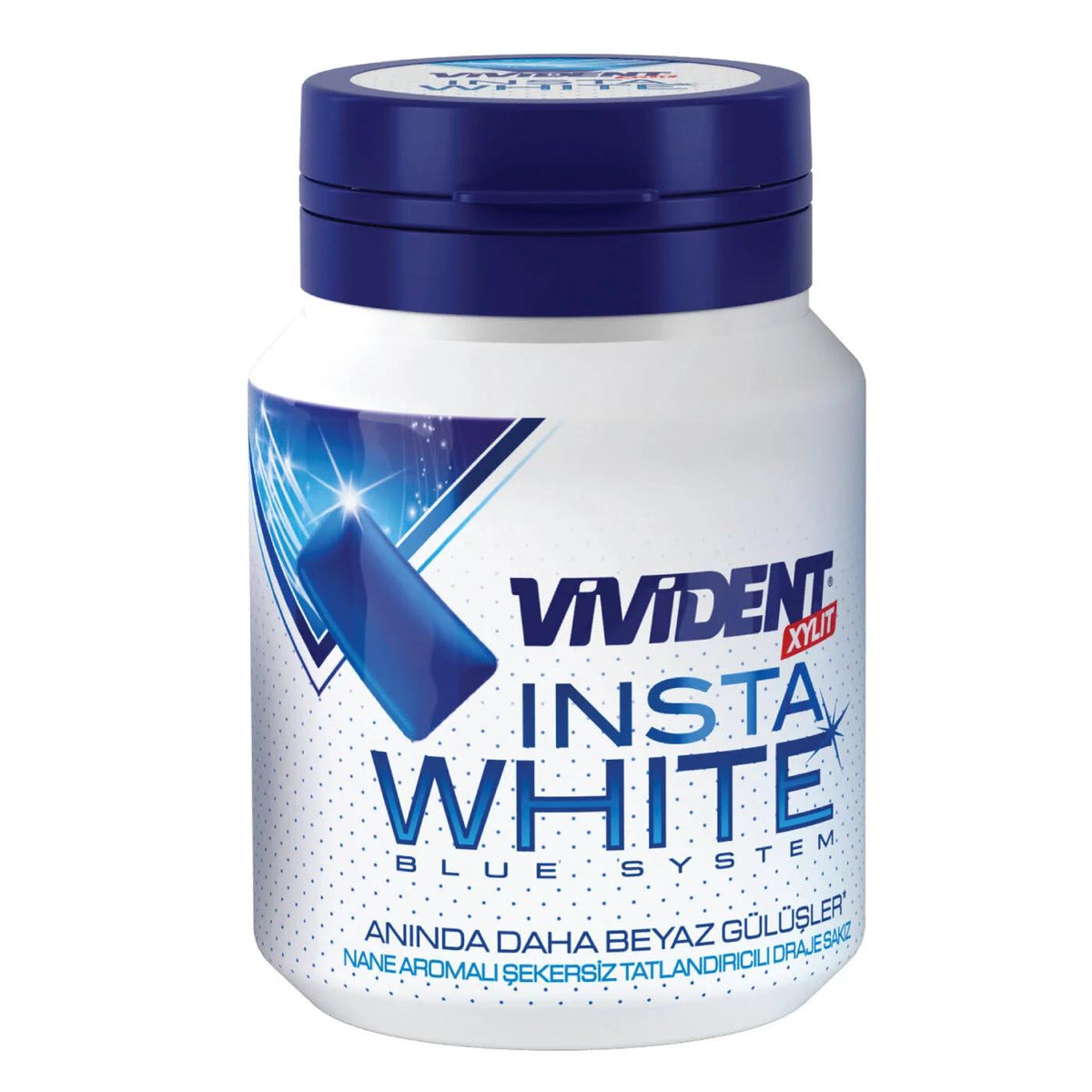 Vivident Insta White Sugar-Free Gum for a Brighter Smile 63g