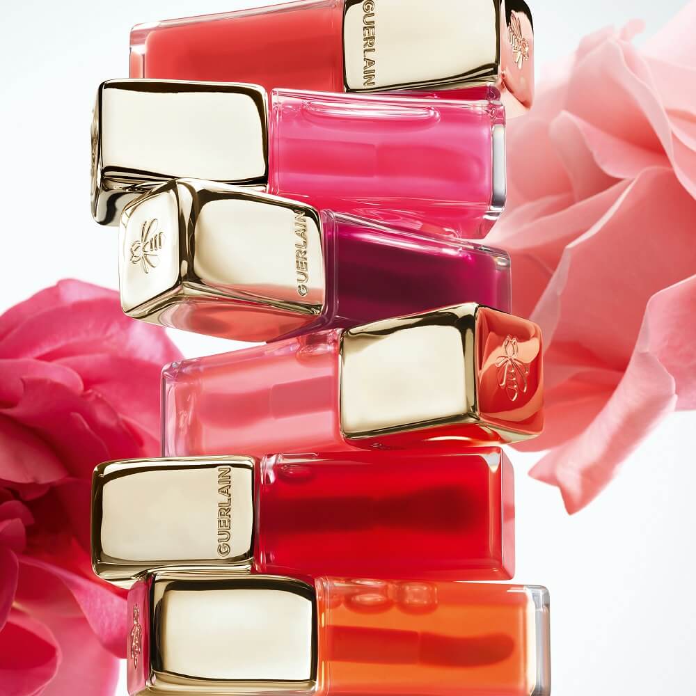 Guerlain KissKiss Bee Glow Oil 458 Pop Rose Nourishing Lip Oil