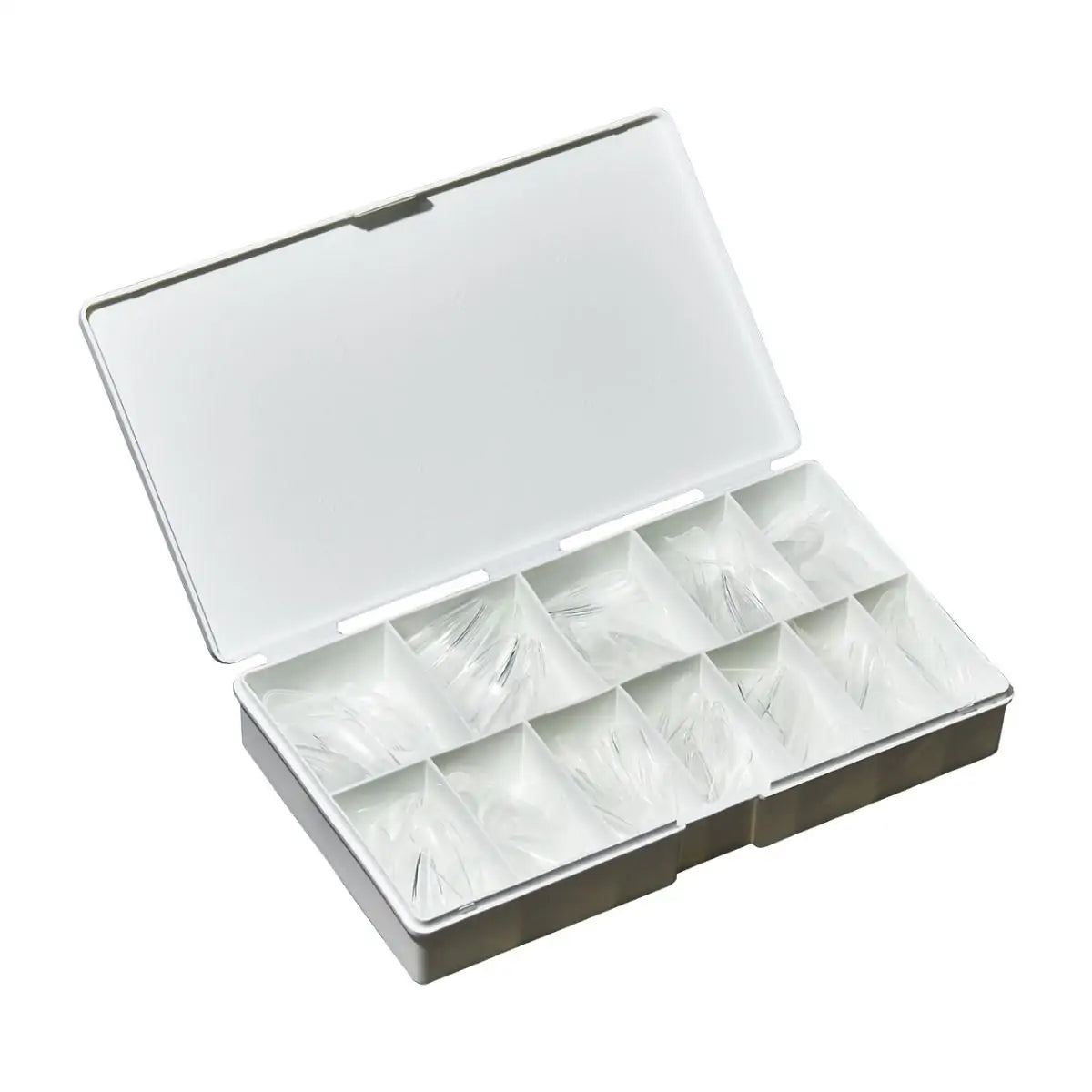 IBD - Full Cover Soft Gel Tips - Long Stiletto 504pc (Pre-Etched)