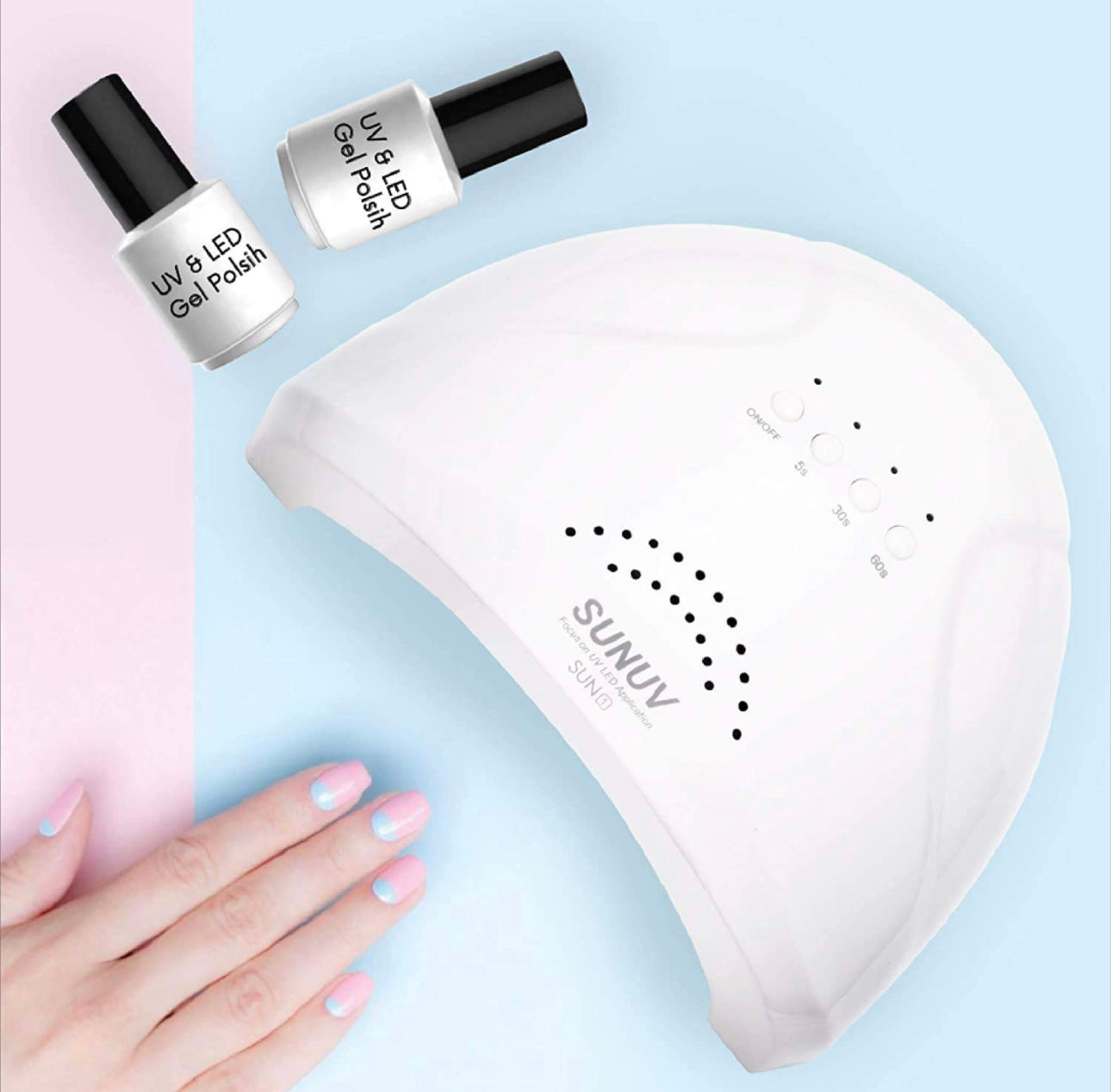 sun5Plus 48 Watt UV- LED Nail Lamp With Sensor