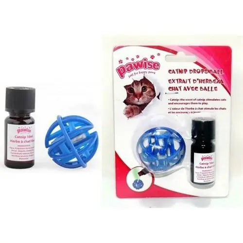 Pawise Catnip Liquid Cat Toy Ball - Interactive Play Ball for Cats