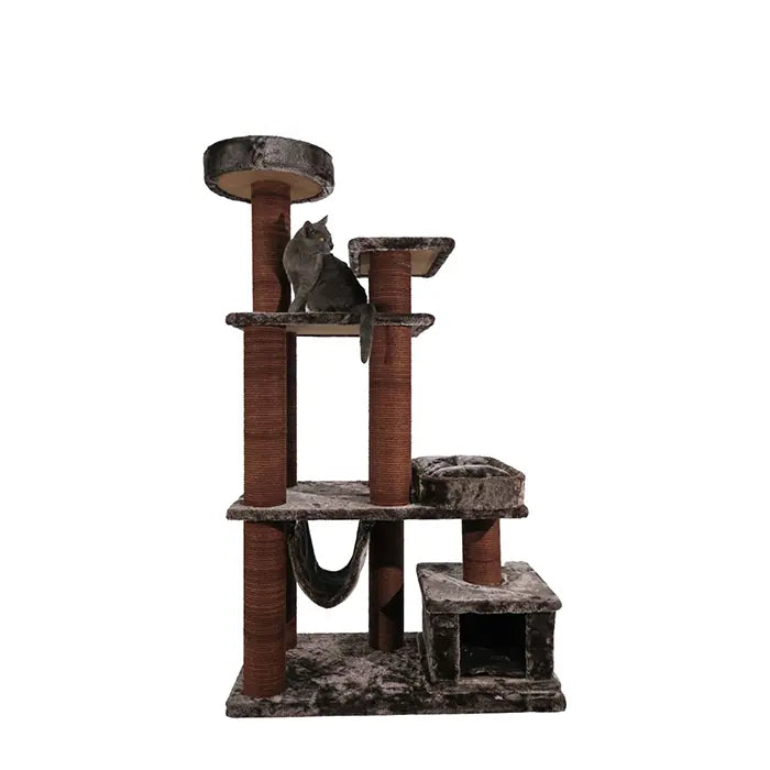 Lotus Pet Design Istanbul Grey Cat Scratcher Post