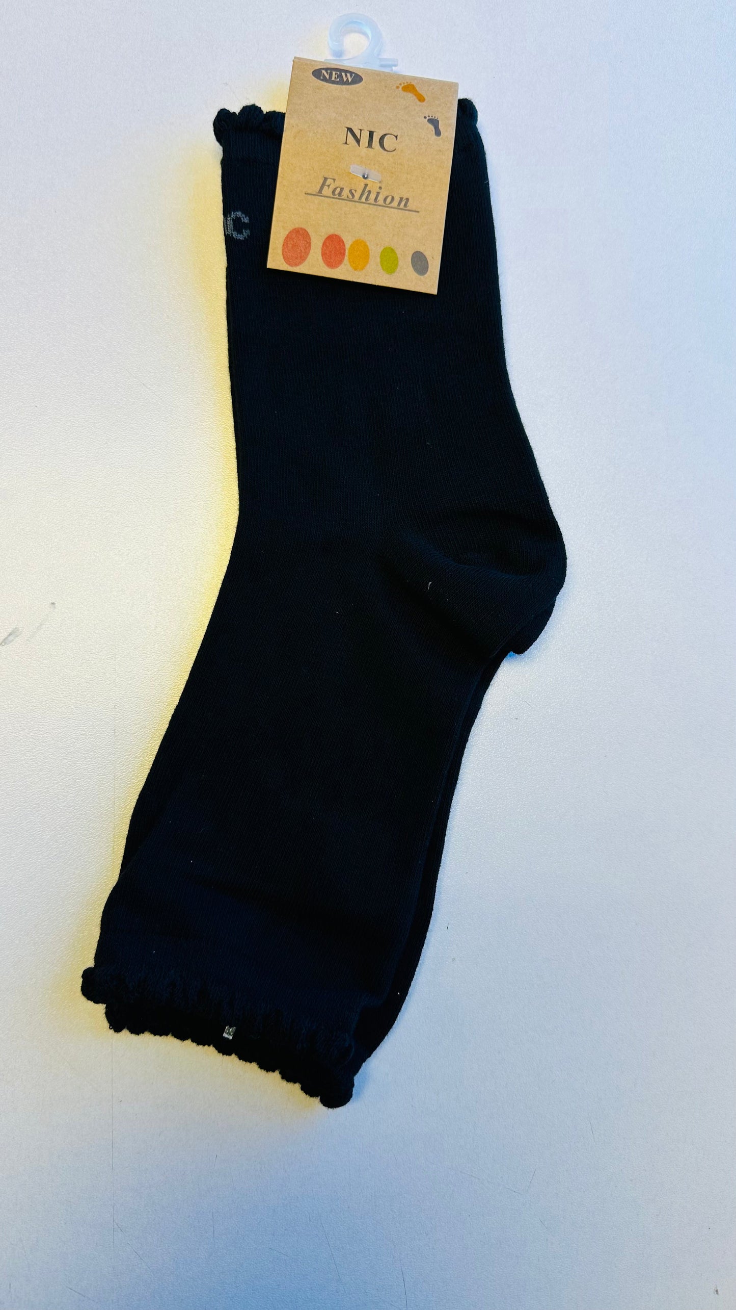 Toeless Pedicure Socks- Black