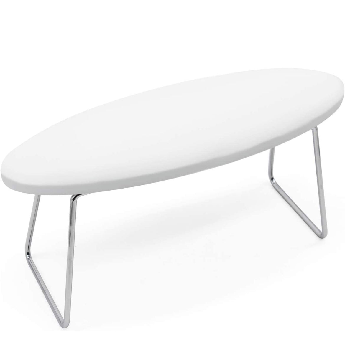 White Arm Rest - Microfiber Leather