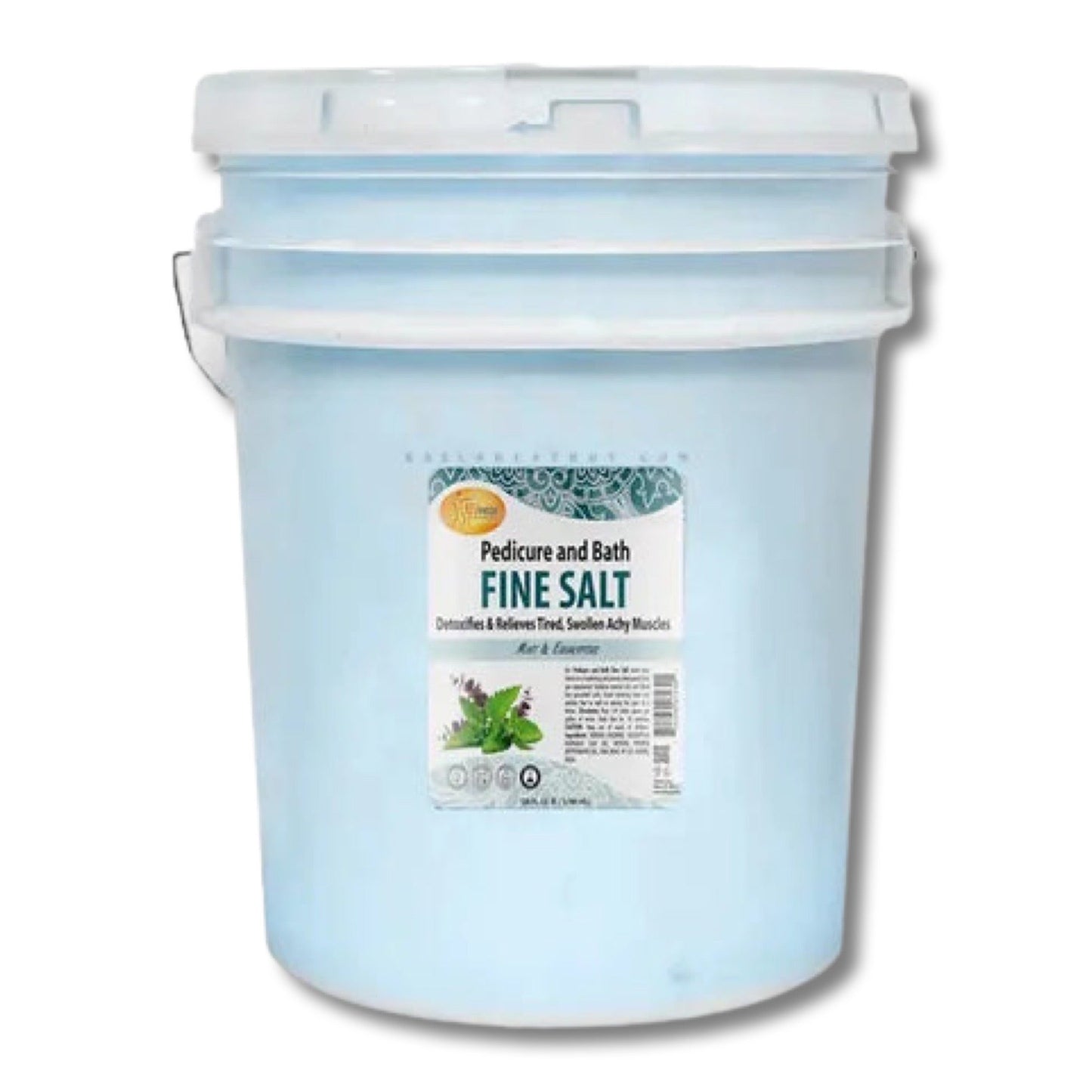 Mint Eucalyptus Fine Salt - 5 Gal Pail