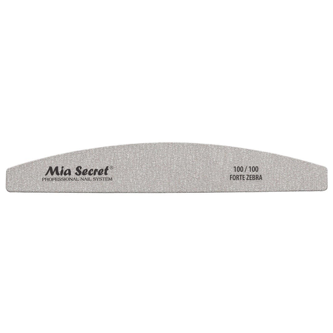 Half Moon Forte Zebra Nail File 100/100 - SINGLE FILE