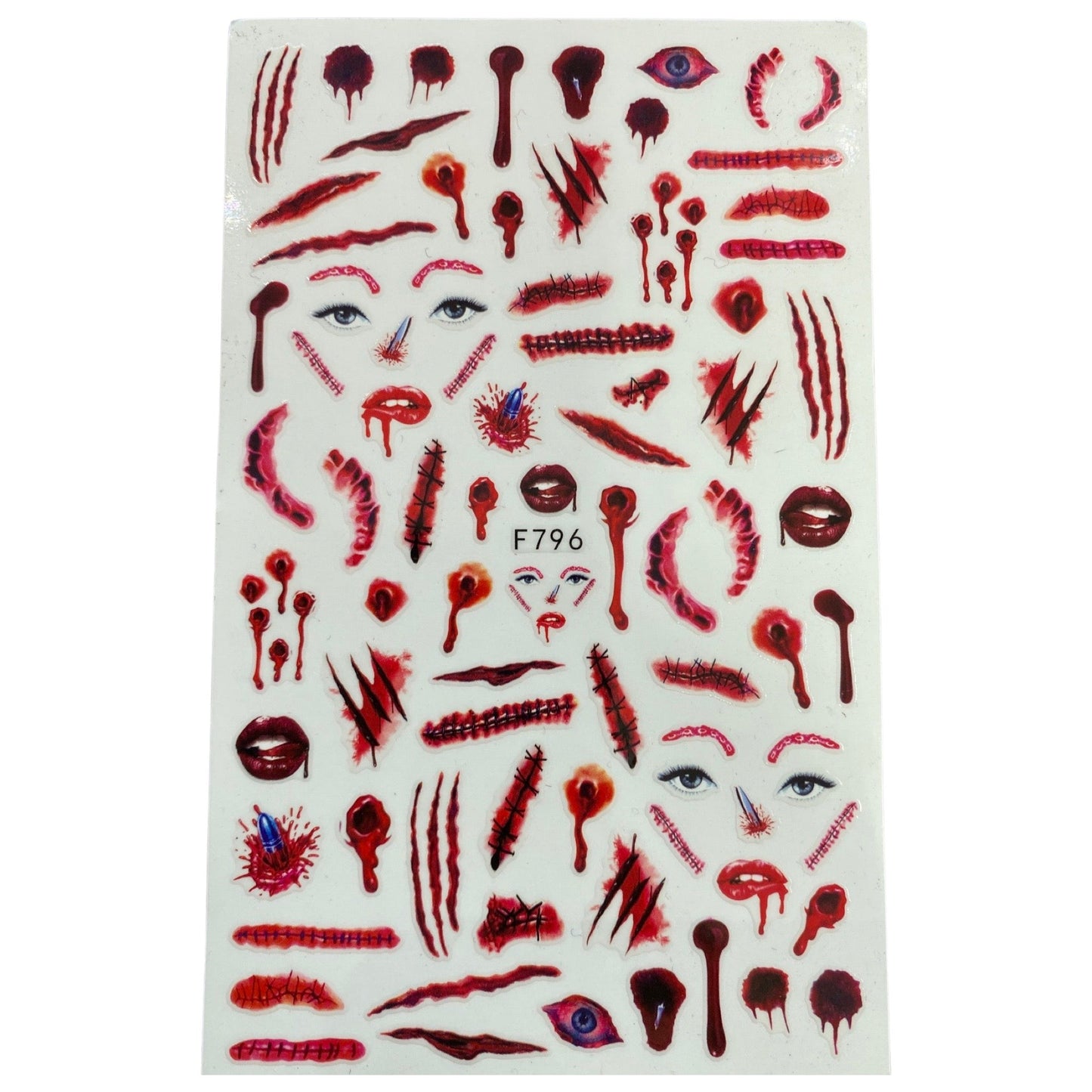 Halloween Nail Sticker - F796