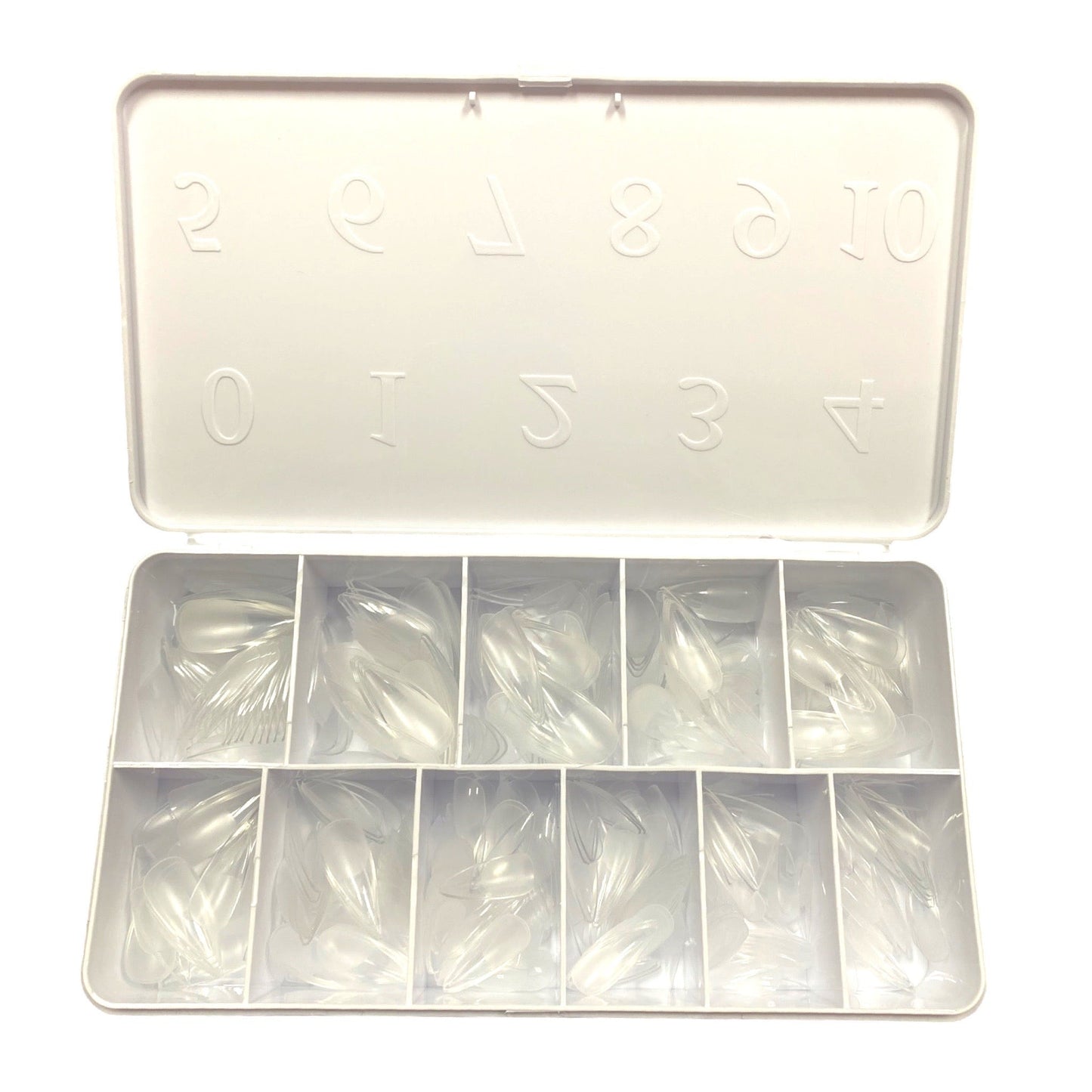 Short Almond #1 | Soft Gel Tips - 550PC