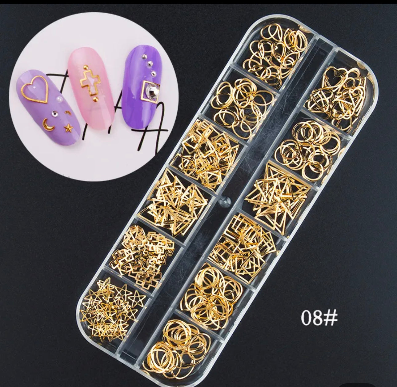 Gold Alloy Charms - Mix Box #08