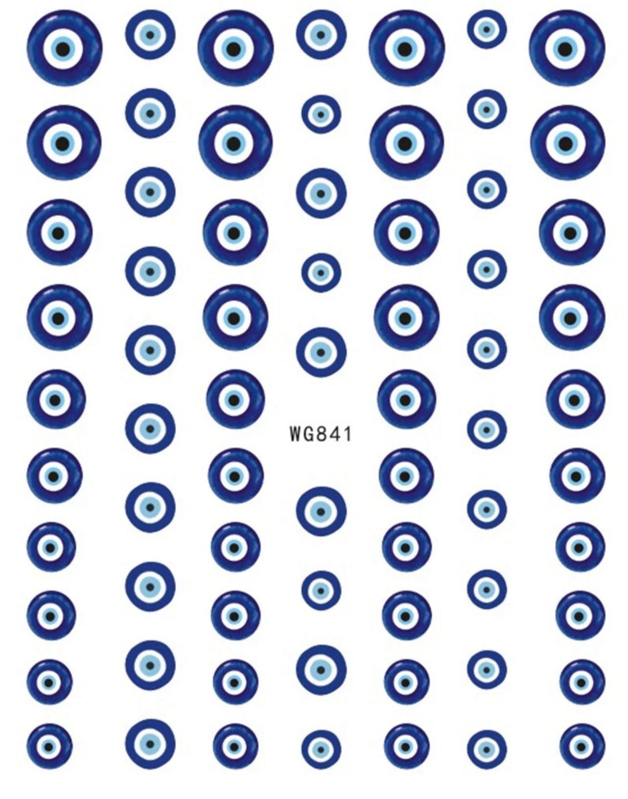 Nail Sticker - Evil Eye WG841