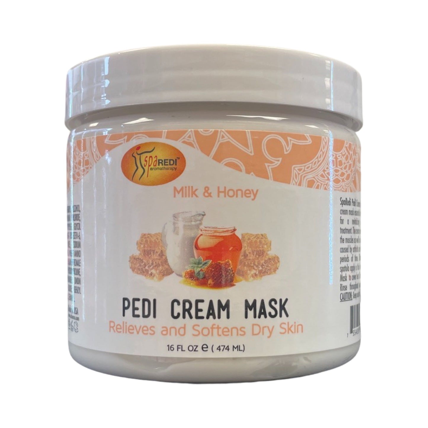Pedi Cream Mask Milk & Honey - 16oz