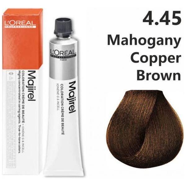 L'Oreal Professionnel Majirel Permanent Creme Color 4.45