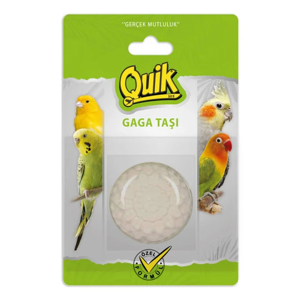 Quik Calcium Enriched Bird Beak Stone for Small Birds 4cm