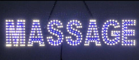 EPL - "Massage" LED Hanging Sign
