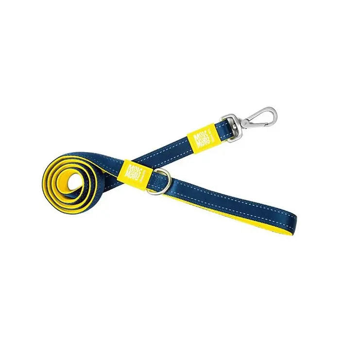 Max & Molly Matrix Yellow Dog Leash Padded Comfort Large