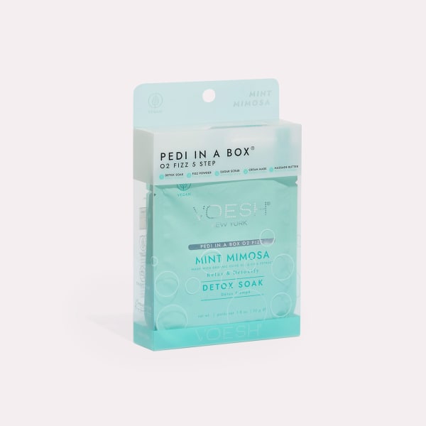 Voesh - Pedi in a Box O2 Fizz 5 Step - Mint Mimosa