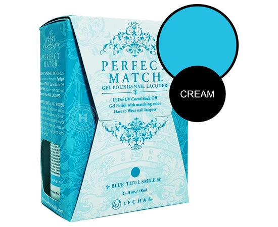 Lechat - Perfect Match - #258 Blue-Tiful Smile .5oz(Duo)(Limited)