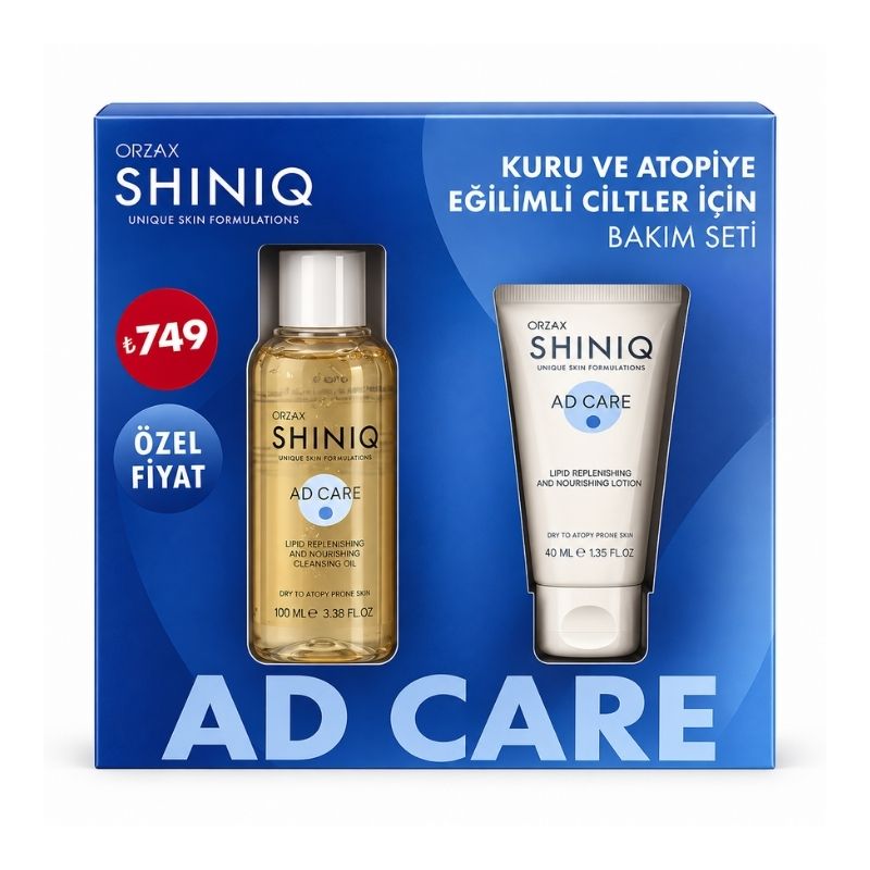 Shiniq Dry Skin Care Set with Cleansing Oil and Lotion 140ml