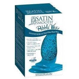 Satin Smooth - Pebble Wax - Titanium Blue Hard Wax.