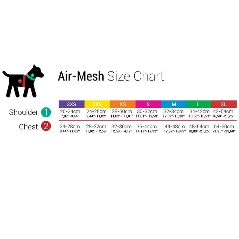 Tailpetz Air-Mesh Dog Harness Breathable Purple 2XSmall