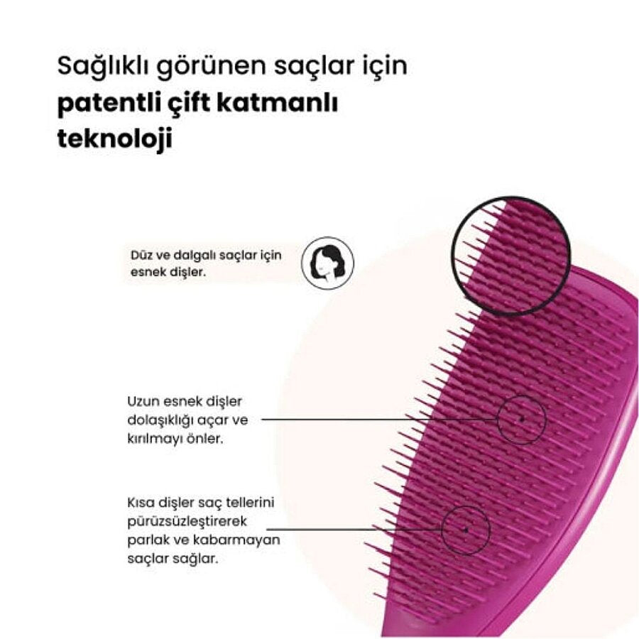 Tangle Teezer The Ultimate Detangler Electric Raspberry Hair Brush
