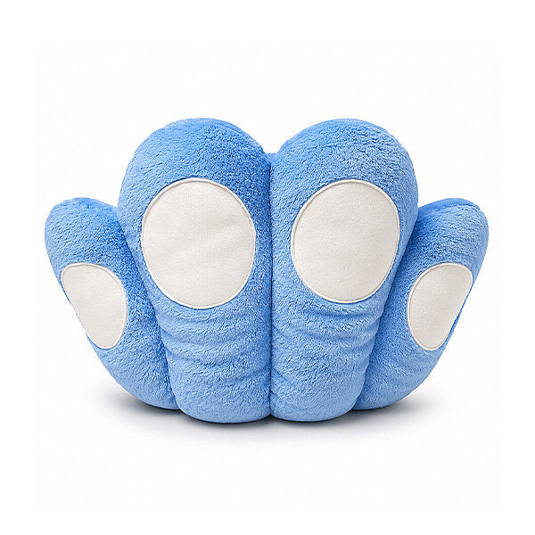 Tigres Puffy Paw Shaped Cat Bed Soft Plush Cushion