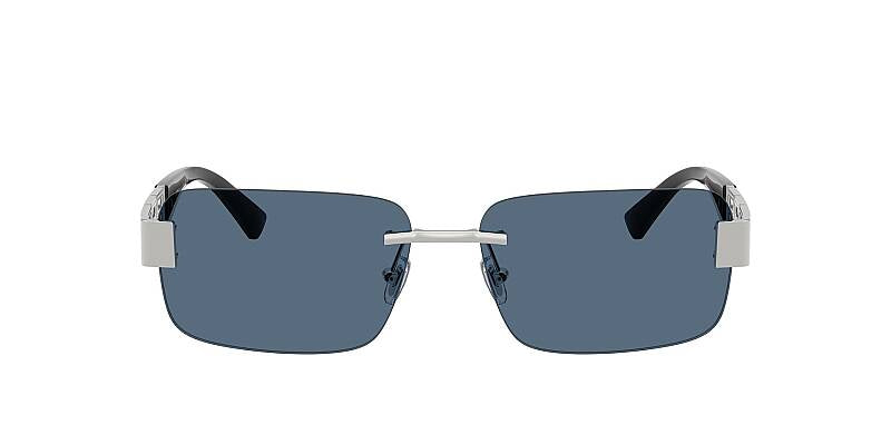 Versace VE2298 Aviator Style Men's Sunglasses Silver 58mm