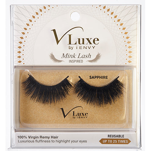 V-Luxe by KISS i•ENVY - VLEF04 Minklash Inspired SAPPHIRE (Limited)