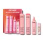 Amika Shine-O-Sphere Kit - Mirrorball Shampoo 9.2oz Mirrorball Conditioner 9.2oz Flash Mask 6.7oz Top Gloss Spray 1oz