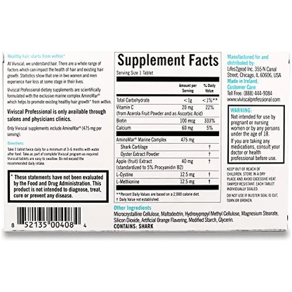 Viviscal Professional Advanced Hair Health 180 Tablets