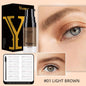 Brow Gel & 4-Prong Eyebrow Pen Set - Smudge-Proof & Water-Resistant for Long-Lasting, Natural-Looking Brows