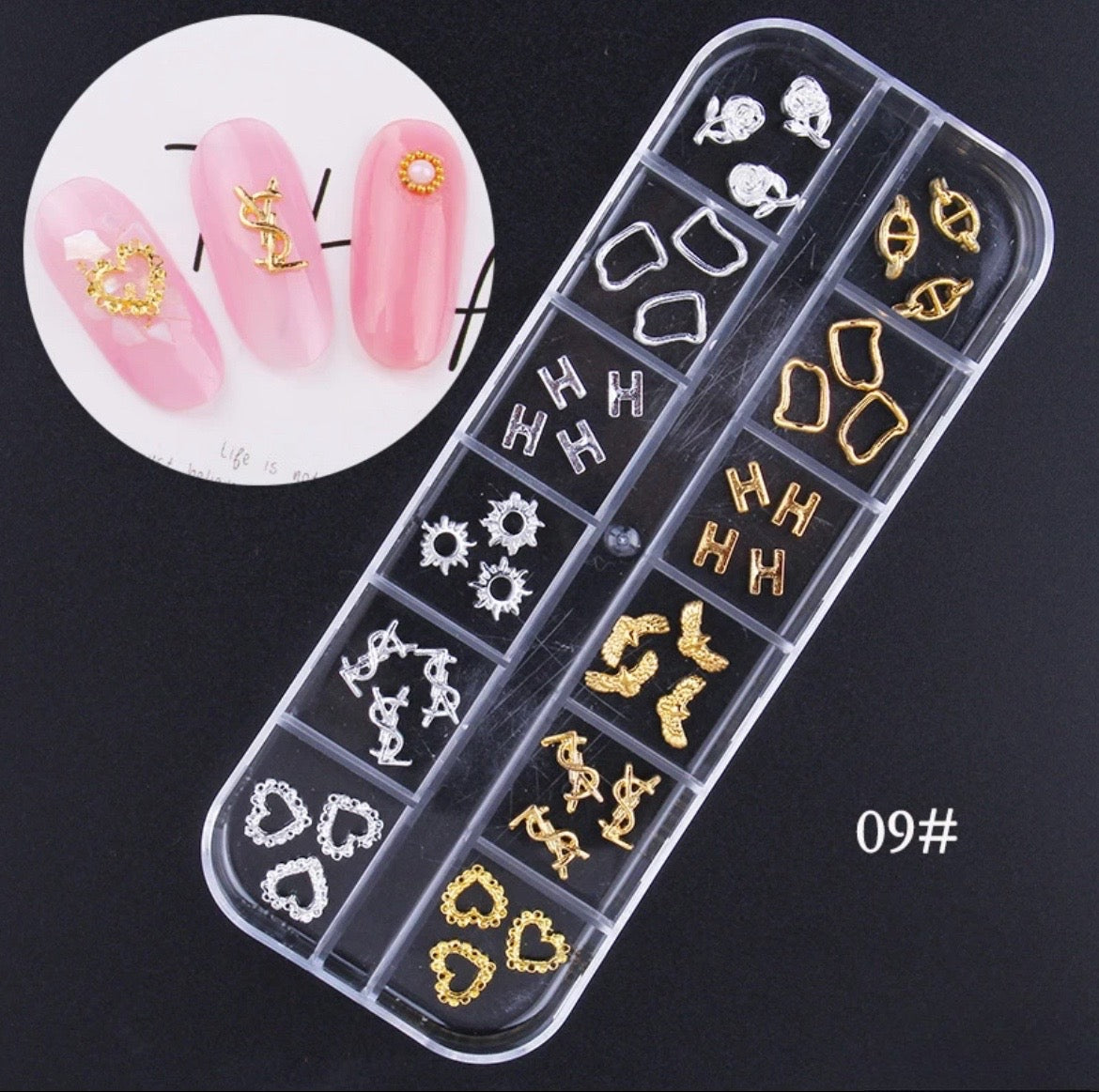 Gold & Silver Alloy Charms - Mix Box #09