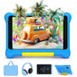 Kids Tablet 7 Inch, Android 13 Allwinner Go Quad Core, 5GB(2+3) RAM + 32GB ROM, 128GB Expansion, HD Display, Wi-Fi, Children Tablet with Parent Control - Blue