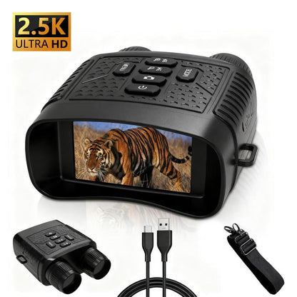 Night Vision Goggles-Night Vision Binoculars,2000 Mah Battery,7 Levels Infrared,6X Digital Zoom,Wildlife Observation,Hunting,Camping