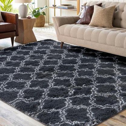 Shag Area Rugs for Bedroom Living Room,Ultra Soft Fluffy Area Rugs for Dorm, Indoor Carpet Nursery Rugs for Kids Room Home Decor, Modern Shaggy Rug