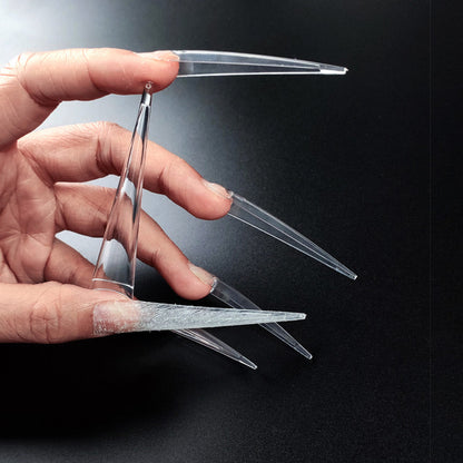 Gel-Le - Clear Stiletto 3XL Tips