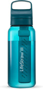 Lifestraw Go Series – Bpa-Free Water Filter Bottle for Travel and Everyday Use, Removes Bacteria, Parasites and Microplastics, Improves Taste, 22 Ounce, Nordic Noir
