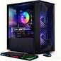 Stgaubron Gaming PC Desktop Computer, Intel Core I7 up to 3.9Ghz, Radeon RX 580 8G, 32GB RAM, 512GB SSD, Wifi 6, BT 5.0, RGB Fan X3, Windows 11 Home, White