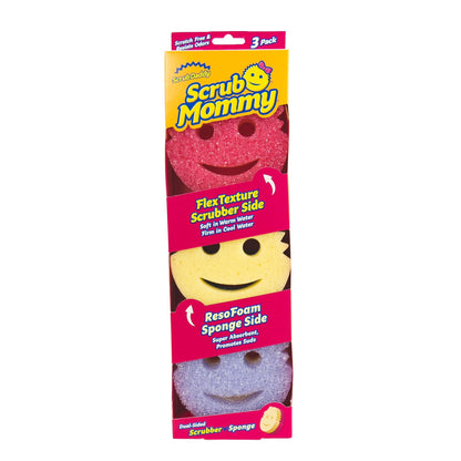 Scrub Mommy Non-Scratch Cleaning Sponges, 3 Count