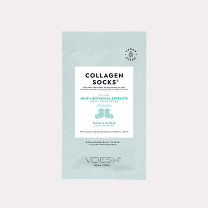 Collagen Socks with Mint & Botanical Extracts - 1pc
