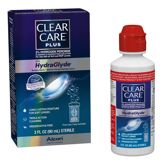 Clear Care® Plus with HydraGlyde® Cleaning & Disinfecting Solution (3 fl oz)