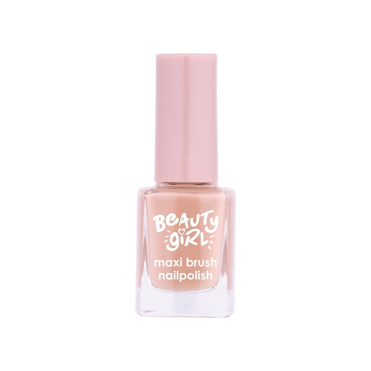 Beauty Girl Nail Polish 10 Sandy Nude Single Coat Color 11ml