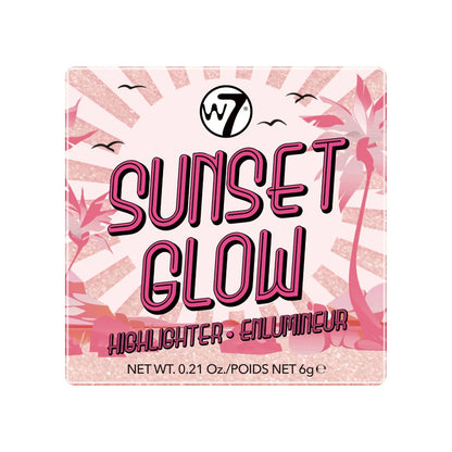 W7 Sunset Glow Liquid Highlighter for Natural Radiance