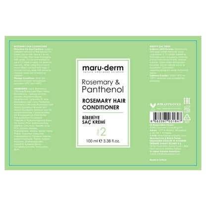 Maruderm Rosemary Hair Conditioner Strengthening Formula 100ml