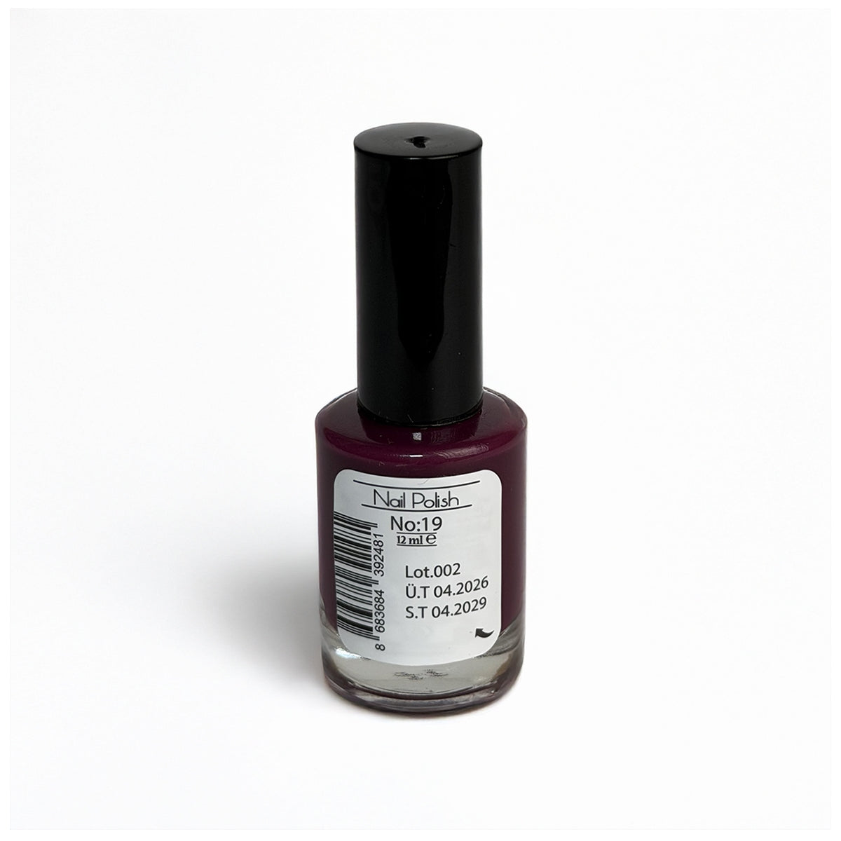Mov Nail Polish No: 19 High-Shine Long-Wear Formula 11ml